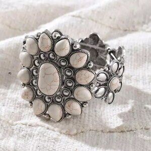 Stone Statement Bracelet STERLING & STITCH